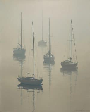 Misty Morning At Greenbank