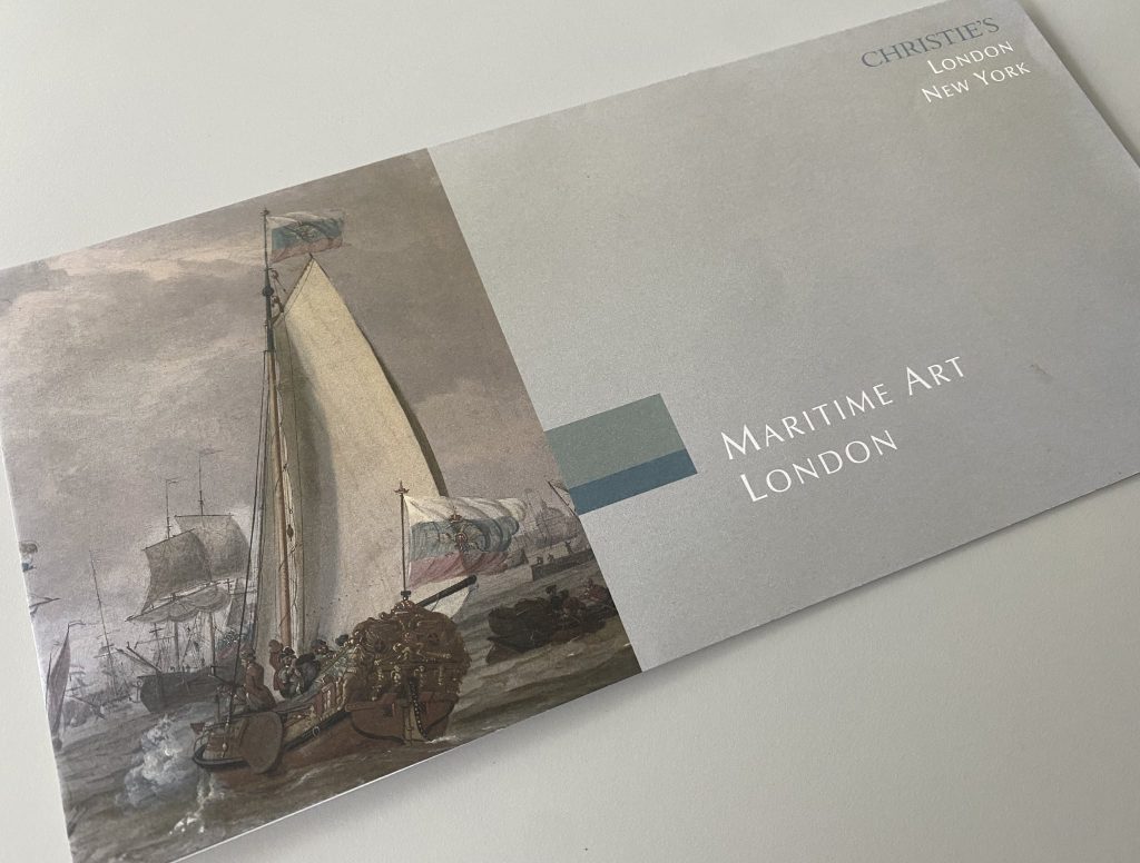 Jamie Medlin's marine art featured in print