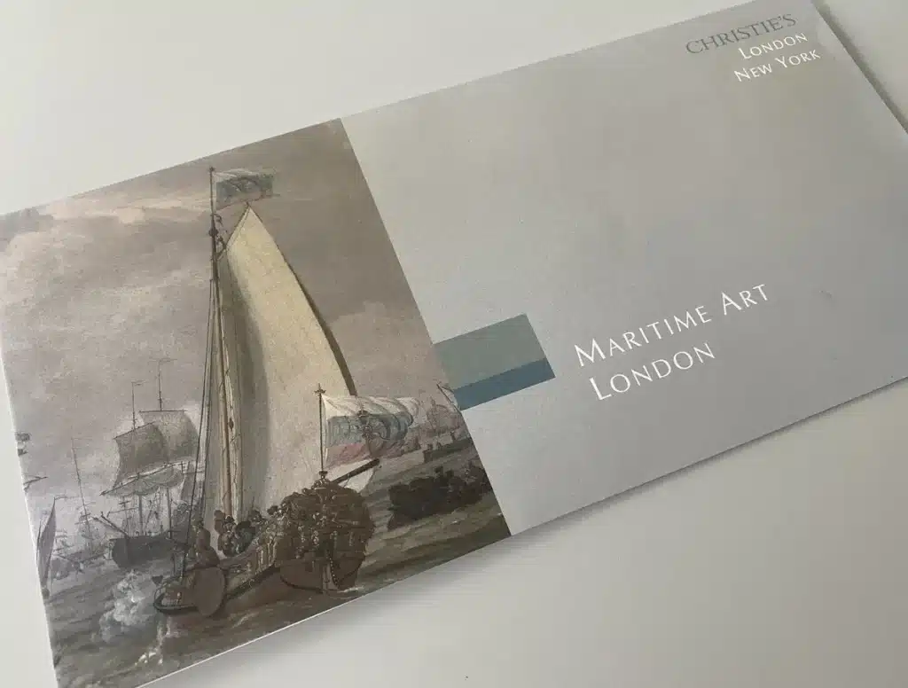 Publication featuring Jamie Medlin's marine art