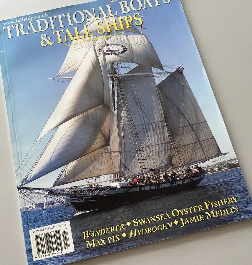 Publication featuring Jamie Medlin's marine art